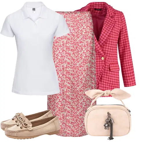 Roza Krila kombinirajte z Roza Jacquard Jakne/Poletne jakne/Bouclé Jakne/Volne Jakne/Jakne iz tvida Trendyol, Roza Italijanska Krilo/Potiskano Krilo/Zavito Krilo/Krila iz 90-ih/Krila 60-ih/Krila za matično pisarno/Krila za zavezovanje/Krila s cvetličnim vzorcem VERO MODA, Bela/Srebrna/Krem Polo majice Russell, Mokasini fd1, Bež/Roza Teddy torbe/Torbe za čez ramo/Satchel torbe/Mini torbice/Torbe za čez ramo/Torbice za čez ramo/Women's Cosmetic Bags art of polo