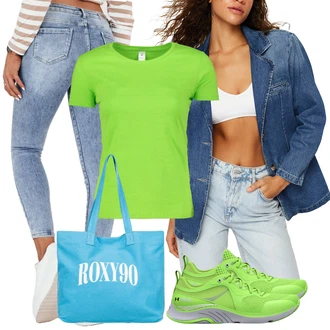 outfit mit Zelena Čevlj Pohodni Čevelj/Poletne superge/Women's Health shoes/Superge Nizka Under Armour "Sodobni Pomladni putfit"