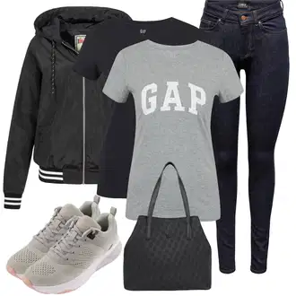 outfit mit Lonsdale "Sodobni Pomladni putfit"
