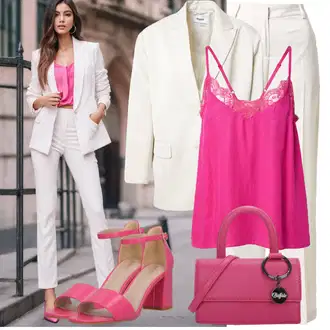 Outfity pro léto s Krémová/Béžová/Bílá/Khaki Plisovaná kalhoty/Ležérní Kalhoty/Žerzejová Kalhoty/Kalhoty s nášivkou uprostřed/Mušelínové kalhoty/Dlouhá Kalhoty/Lněné Kalhoty/Rovná Kalhoty/Business Kalhoty/Marlene Kalhoty/Kalhoty se Štěrbinou/Obleková Kalhoty/Kalhoty s Vysokým Pasem weekday "Letní Outfity"