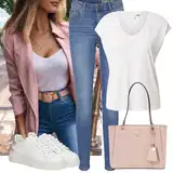 Bílé Guess Tenisky Outfity image