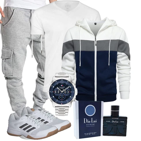 Kurz Dunkelblau/Grau/Blau KapuzenPullover/Hoodie/Strick Hoodie/Sweatjacke/Ausgefallener Hoodie/Pullover mit Reißverschluss/Sport Hoodie Wirltte kombinieren