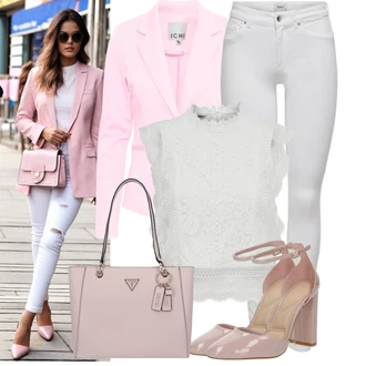 Outfit s Růžová/Fialová/Hnědá Sandál Na Širokém Podpatku/Lodička s vysokým nártem/Sandál s podpatkem/Lodička S Páskem/Pohodlná Lodička/Lodička s T-páskem/Boty Mary Jane/Sandál Na Podpatku/Vintage Lodička Aldo "Vzhled casual"