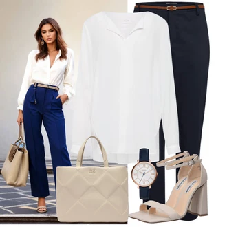 Outfit sa Zlatni Alat za satove/Remen za sat/Poklon set satova/Smartwatch za žene/Baterija sata/Kožna Narukvica/Ručni sat Fossil "Neutralni look za svaki dan"