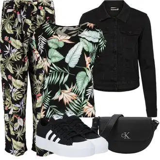 Outfit sa Tamnosiva/Zeleno/Crna/Crvena/Siva Torba Za Preko Ramena/Muška torba/Torbica/Torba preko ramena/Pojasna torbica/Mala Torbica/Torba za nošenje/Torba za pisma Calvin Klein Jeans "Outfit za odmor"