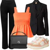 Crni Boss Vuneni Sakoi Outfiti image