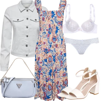 Outfit sa Bijela/Siva/Krem/Pink/Ljubičasta Gaćice bez prepona/Brazilski Slip/Klasične gaćice/Futrola za Suknju/Gaćica & tanga/Prozirna gaćica Lascana "Outfit za ljeto"