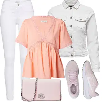 Moderní Outfit s Bílá/Hnědá/Černá Džín s Širokou Nohavicí/Dámské Džíny s Délkou 7/8/Zvonové Džíny/Zkrácené Džíny/Formální Košile/Džíny Culottes/Plisované Džíny Only "Letní vzhled pro módní ženy"Look: Styl, Cool, Francouzské, Italský, Námořní, Moderní, Mom, Krásný, Španělské, Western, Old Money, 70tá léta
