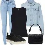 Crne Ležerne Tenisice Outfiti image