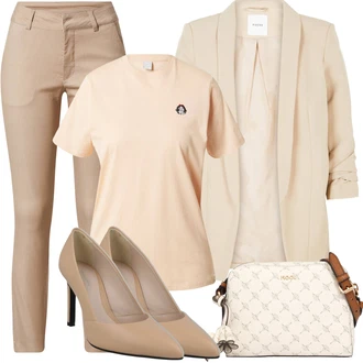 Vysoké Podpatky Outfit s Béžová/Hnědá Business Bota/Pohodlná lodička/Elegantní Bota/Lodička s vysokým nártem/Lodička na Vysokém Podpatku/Bota Na Podpatku/Vintage Lodička Calvin Klein "Outfit na léto"