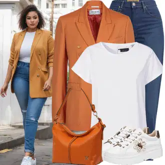 Letní outfity pro baculky "Zeitlose Große Größen Outfit"