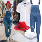 Summer outfits with jeans Volna za dame image