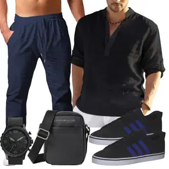 Sommer Outfits Leichte mit Dunkelblau/Blau Voqeen "Casual Outfit"