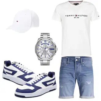 Outfit mit Grau Hut Tommy Hilfiger "Cool Outfit"