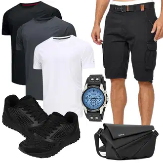 Mit Bauch Outfit mit Schwarz Unkategorisiert OSOCE "Cool Outfit"