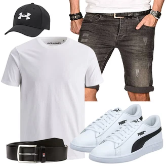 Outfit mit Grau Sneaker/Schuh Puma "Cool Outfit"