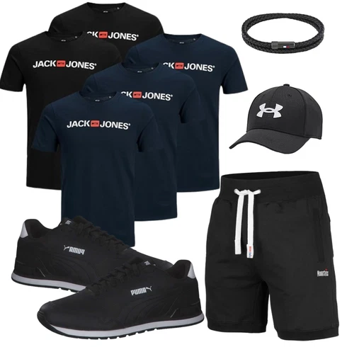 Herbst Schwarz/Beige Sweatshorts/Baggy Short/Musselin Shorts/Kurze Hose Mount Swiss kombinieren
