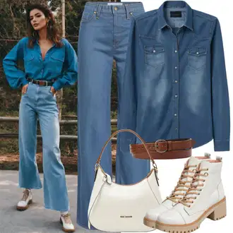 Shirt outfits mit Bela/Krem/Bež Gležnar na Vezalke/Bojni Škorenj/Poletni gležnjar kesi, Rjava/Bela/Bež/Oranžna Torbica za čez ramo/Men's Bags/Torba za čez ramo/Torba za Macbook/Vrečka za prenašanje/Torba za prenosnik Vuch "Denim 90-ih let oblačila"