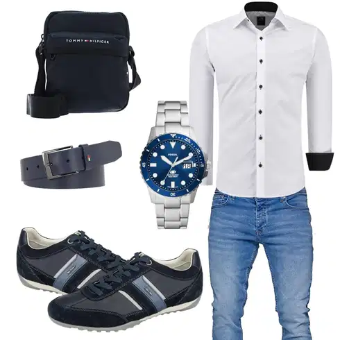 Weiß Accessoire J'S FASHION kombinieren