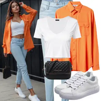 Outfit Inspo Poletje mit Bela/Krem Obrezana majica/Majica s kratkimi rokavi/Kratka majica/Ovitek za majico Trendyol, Temno rdeča/Črna/Bela Torba za čez ramo/Poslovna torba/Vrečka za prenašanje/Ročna prtljaga/Mini torbica/Pisarniška torba/Satchel torba/Torba za čez ramo MICHAEL Michael Kors "eleganten slog"