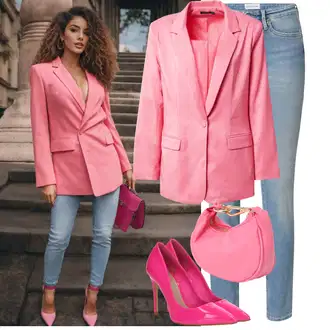 Outfit sa Pink Salonka Na Visoku Petu/Vintage Pumpa/Salonka & Visoki Pet/Udobna pumpa/Pumpica S Visokim Prednjim Dijelom/Cipela Peep Toe Aldo "Ljetna odjeća"
