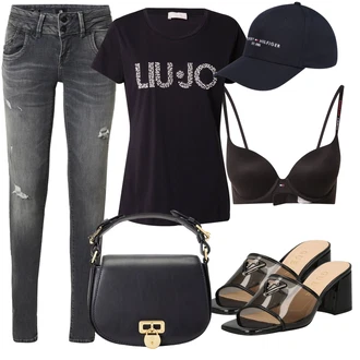 outfit mit Vinsko rdeča/Črna/Roza Nedrček brez spodnjic/Nedrček z oporo/Nedrček z oporo/Relief modrček/Push-Up nedrček/Podloženi modrček/Modrček minimizer/Ženski športni korzetni modrček/Balconette nedrček Tommy Hilfiger Underwear "Poletni outfit"