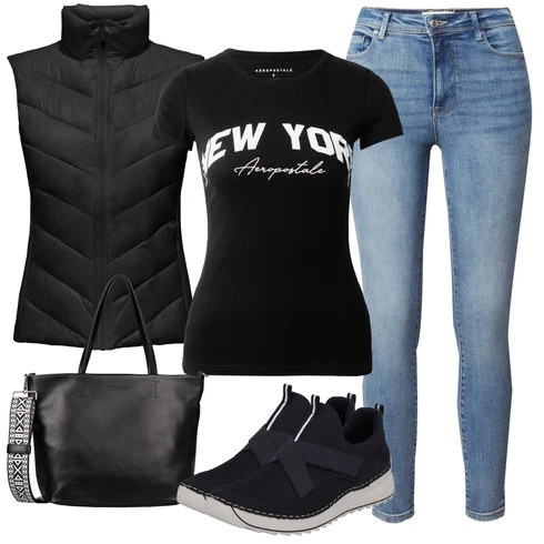 Svetlo modra Hlače kombinirajte z Svetlo modra/Modra Jeggings/Skinny Hlače/Jeans Pajkice Only, Črna Jahalni Brezrokavniki/Telovnik brez Rokavov/Prešiti Brezrokavniki/Puh Brezrokavniki/Puhasti Brezrokavniki/Izolacijski Jopiči/Funkcionalni Brezrokavniki Only, aÉropostale, Črna/Bela Nakupovalne torbe/Poslovne torbe/Torbe za čez ramo/Velike torbe/Vrečka za prenašanje/Pisarniške torbe/Nakupovalka Tom Tailor, Rieker