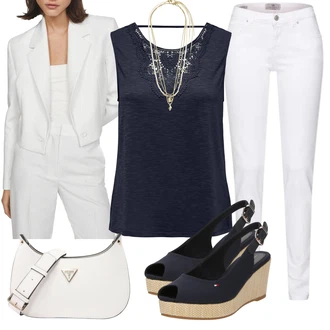 outfit mit Kratek Blejzer Mango "Poletni outfit"