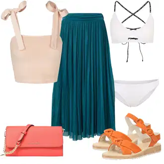 outfit mit Kopalka Športni bikini Fila "Poletni outfit"