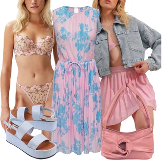 Poletne Outfiti Rockenjski mit Svetlo modra Veganski čevelj/Sandala s platformo/Čevelj s trakom/Poletni Čevelj/Women's Cloth shoes capone outfitters "poletni videz"Look: GoGo, Estetski, Eleganten, Klasična, Priložnostne, Rockenjski, Prevelik, Modna, Unisex, Vintage, Športno