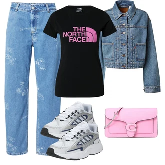 outfit mit Siva/Bela/Modra/Svetlo modra/Svetlo siva Športni copat Tekaški čevelj/Gimnastični čevelj/Teniški copat/Fitnes copat/Tekaški copat/Fitnes copat Adidas Originals "Pomladanski Outfit"
