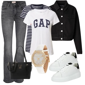 outfit mit Bela Superga Superge Luknjasta/Superge Nizka/Usnjene superge/Plato-Sneaker/Ozka Superga/Debele Superge Marc O'Polo "Pomladanski Outfit"