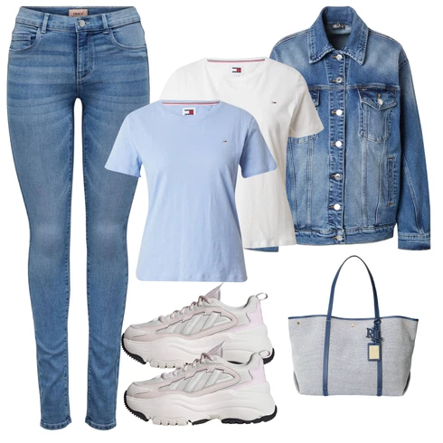 Svetlo modra Men's Bags kombinirajte z Only, Modra/Svetlo modra Kratke Denim Jakne LTB, Svetlo modra/Modra Majice s kratkimi rokavi/Lepe Majice/Športne majice/Casual Majice/Klasična Dolžina/Osnovne majice/Funkcijske Majice Tommy Jeans, Adidas Originals, Modra/Svetlo modra/Lila barve Plažne torbe/Men's Bags/Velike torbe/Poslovne torbe/Vrečka za prenašanje/Pisarniške torbe/Nakupovalne torbe/Vrečke iz blaga/Previjalne torbe/Nakupovalka Polo Ralph Lauren