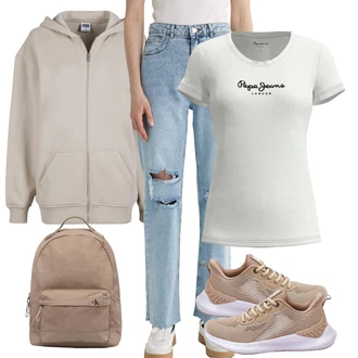 Sneg outfit mit Rjava/Siva/Khaki/Bež Mini nahrbtnik/Men's Bags/Mini nahrbtnik Calvin Klein Jeans "Pomladanski Outfit"