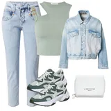 Herrlicher Kavbojke Visokega Pasu outfiti za dame image