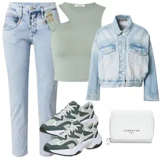 Kamuflaža outfit mit Temno zelena Tekaški čevelj/Gimnastični čevelj/Tekaški copat/Teniški copat/Odbojkarski čevelj/Fitnes copat/Fitnes copat Nike Sportswear "Pomladanski Outfit"