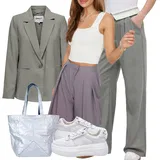 Bež Hlače iz Blag outfiti za dame image