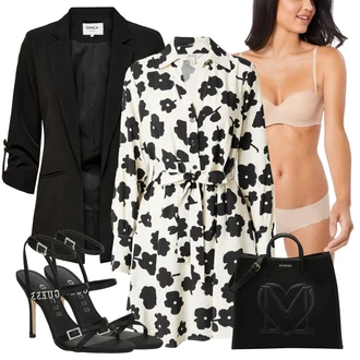 outfit mit Obleka Blejzer z Dvojnim Zapenjanjem/Blazer za Prosti Čas/Blazer iz blaga only petite "Poslovna oblačila"
