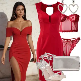 Casino outfity "Přitažlivý vzhled svatebního hosta"