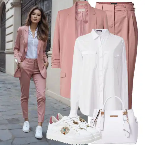 Kombinace Růžová Boyfriend Sako/Kožená bunda/Blejzrové Bund/Kožená bunda pro muže/Dlouhý Sako/Elegantní Sako/Kožená Pánská Bund/Oversize Sako Drykorn