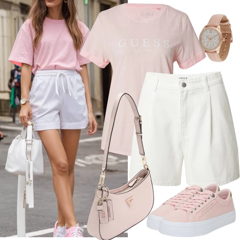 Kombinace Bílá/Béžová/Khaki Plážová Kalhoty/Bavlněná Kalhoty/Culotte Kalhoty/Mušelínové kalhoty/Kalhoty se Štěrbinou/Kalhoty s dírou/Navlékací Kalhoty/Twillová Kalhoty Edited