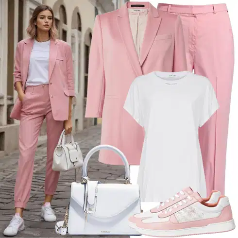 Roza Superga kombinirajte z Mango, Roza Plisirane Hlače/Hlače z Razporkom/Chino Hlače/Nagubane hlače/Eleganten hlačni kostim/Poslovni hlačni kostim/Športno eleganten hlačni kostim/Moderni hlačni kostim/Hlače iz Blag/Korenčkove Hlače/Poslovne Hlače/Plisirane spredaj hlače/Obleka Hlače/Hlače Za Prosti Čas/Hlače iz muslina/Slim Hlače/Ravne Hlače/Svečani Hlačni Kostimi jjxx, Škrlatna/Siva/Roza/Srebrna Superge Nizke/Platnene superge/Ozke superge/Poletne superge Kennel & Schmenger, Rjava/Temno zelena/Bela/Temno rjava/Khaki/Siva/Bež Billfolds/Torbe za čez ramo/Torbe za čez ramo MICHAEL Michael Kors, Rjava/Bež/Bela Mrežasta majica Diesel