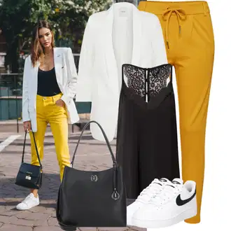 Outfit sa Crna/Tamnosiva/Siva/Bež/Smeđa Sportski dodatak/Novčanik/Privjesak/Maska/Privjesak/Privjesak Za Ključeve L.CREDI "Lijepi ljetni look"
