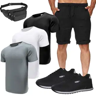 Sommer Outfits Wandern mit Boyzn, Schwarz Unkategorisiert procase "Summer Outfit"Look: Fitness, Wandern, Laufen, Arbeits, Freizeit, Joggen, Trekking, Training, Skate
