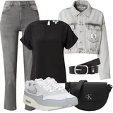 Halenky & Tuniky Pro Plnoštíhlé se Zapínáním na Knoflíky pro Posilování Outfity image