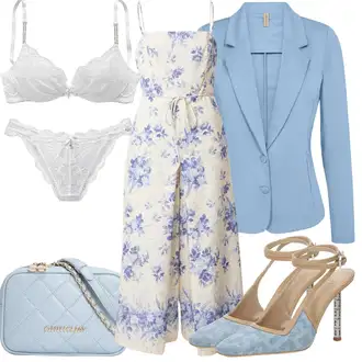 Outfit sa Siva/Pink/Krem/Bijela Gaćica & tanga/Klasične gaćice/Futrola za Suknju/Brazilski Slip/Gaćice/Gaćice bez prepona Lascana "Outfit za odmor"