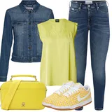 Calvin Klein High Waist Džíny Outfity image