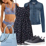 Modré Tommy Hilfiger tenisky outfity image