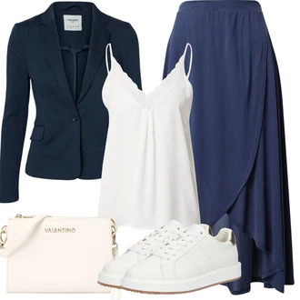 Outfit s Bílá/Krémová Nízká Teniska/Teniska teddy/Kožené Tenisky/Úzká Teniska Polo Ralph Lauren "Letní vzhled pro módní ženy"