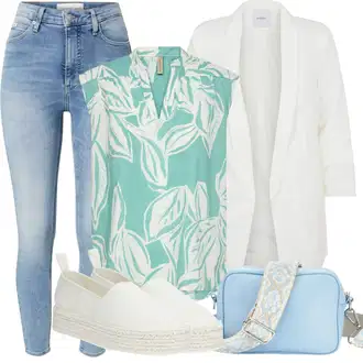 Outfit sa Krem/Bijela/Bež Espadrila mula/Ljetna Tenisica/Espadrila s Platformom Calvin Klein Jeans "Outfit za odmor"
